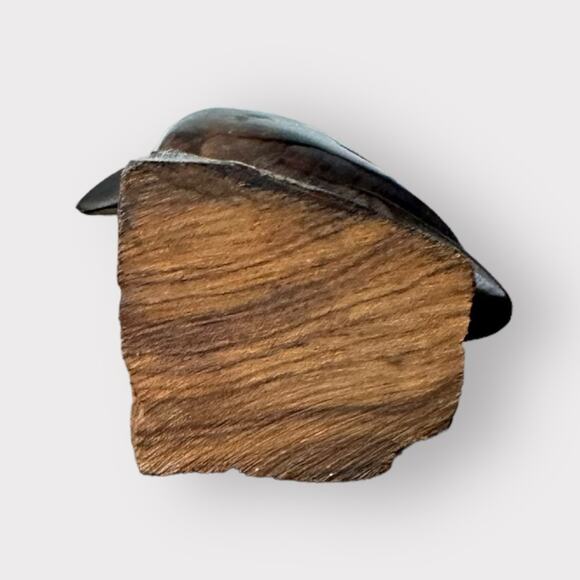 Vintage Hand Carved Hardwood Pelican 6" Figure Statue Bird Retro MCM - Picture 5 of 7